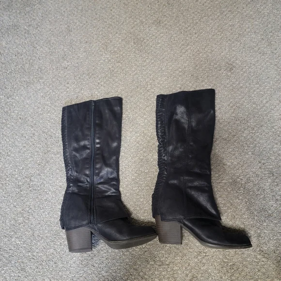 Fergalicious Black Heeled Boots - Picture 3 of 11